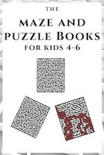 Maze and Puzzle Books For Kids 4-6