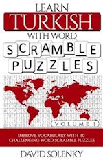 Learn Turkish with Word Scramble Puzzles Volume 1