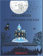 halloween coloring book for kids ages 4-8