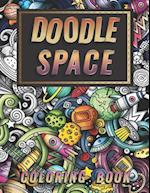 Doodle Space Coloring Book