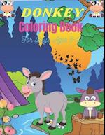 DONKEY Coloring Book For Boys Ages 8-12