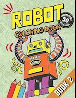 Robot Coloring Book - Book 2