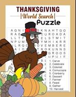 Thanksgiving Word Search Puzzle