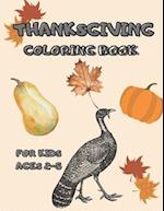 Thanksgiving Coloring Book for Kids Ages 2-5