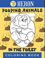 Pooping Animals in The Toilet