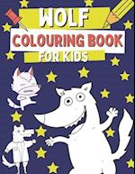 Wolf Colouring Book For Kids