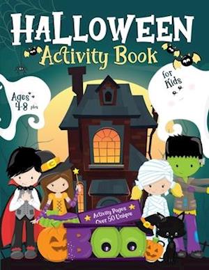 Halloween Activity Book for Kids Ages 4-8