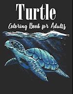 Turtle Coloring Book for Adults