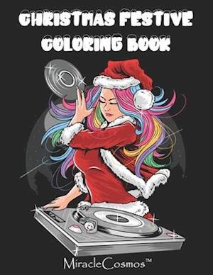 Christmas Festive Coloring Book