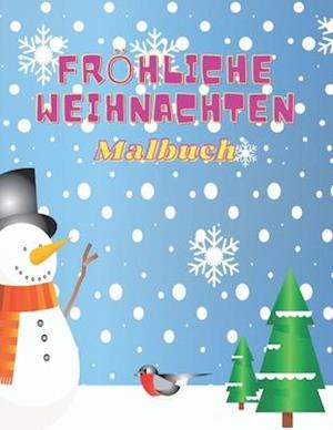 fröhliche weihnachten Malbuch