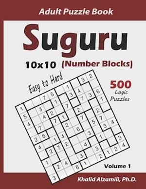 Suguru Adult Puzzle Book (Number Blocks)