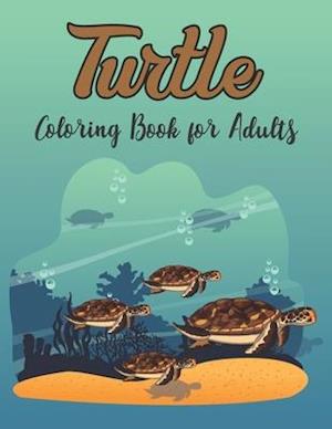 Turtle Coloring Book for Adults