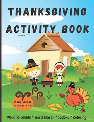 Thanksgiving Activity Book For Kids