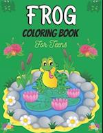 FROG Coloring Book For Teens