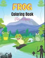 FROG Coloring Book For Adults