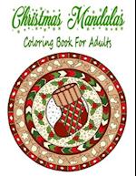 Christmas Mandalas Coloring Book For Adults