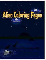 Alien Coloring Pages