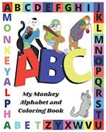 ABC My Monkey Alphabet and Coloring Book