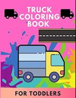 Truck coloring book for toddlers