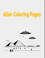 Alien Coloring Pages