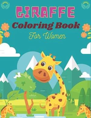 GIRAFFE Coloring Book For Women