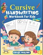 Cursive Handwriting Workbook For Kids