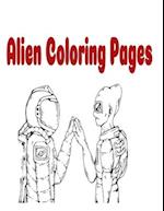 Alien Coloring Pages