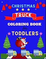 Christmas Truck coloring book for toddlers