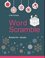 Christmas Word Scramble Books for Adults