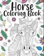 Horse Coloring Book