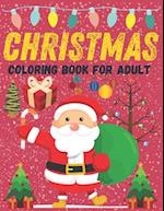 Christmas coloring book for adult