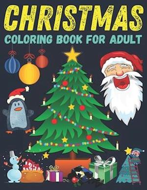 Christmas coloring book for adult