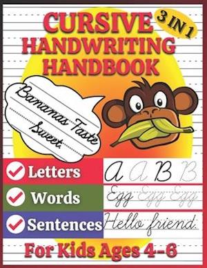 Cursive Handwriting Handbook for Kids Ages 4-6