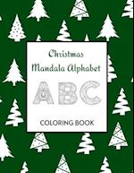 Christmas Mandala Coloring Book A B C