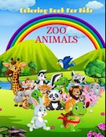 ZOO ANIMALS - Coloring Book For Kids