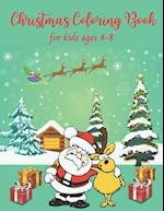 Christmas Coloring Book for Kids Ages 4-8