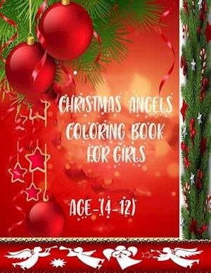 Christmas Angels Coloring Book Girls, Age(4-12)