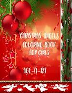 Christmas Angels Coloring Book Girls, Age(4-12)
