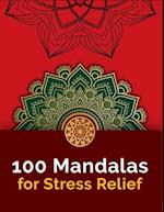 100 Mandalas For Stress-Relief