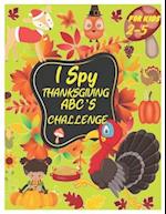 I Spy Thanksgiving Abc's Challenge