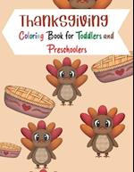 Thanksgiving Coloring Book for Toddlers and Preschoolers