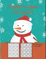 Christmas Snowflakes Coloring Book 50 Designs Included