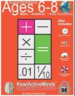 Grade 2 Worksheets - Math Addition, HomeSchool Ready +4000 Questions