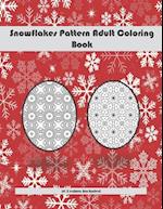 Snowflakes Pattern Adult Coloring Book 50 Designs Included