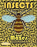 Insects Coloring Pages and Mazes