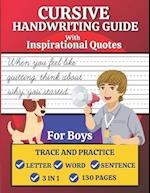 Cursive Handwriting Guide For Boys