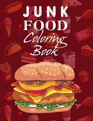 Junk Food Coloring Book