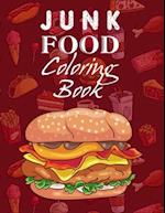 Junk Food Coloring Book