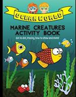 Ocean World Marine Creatures Coloring Book