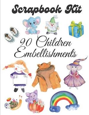 Scrapbook kit - 90 Children Embellishments